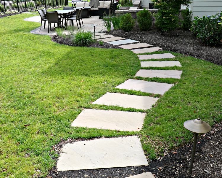 Walkways Flagstone Stepping Stone Path