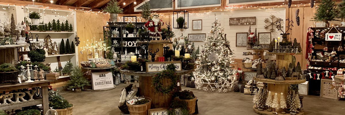 View from Burkholder 2021 holiday market - Dont' miss Burkholder's 2022 annual holiday market - Burkholder Brothers Landscape
