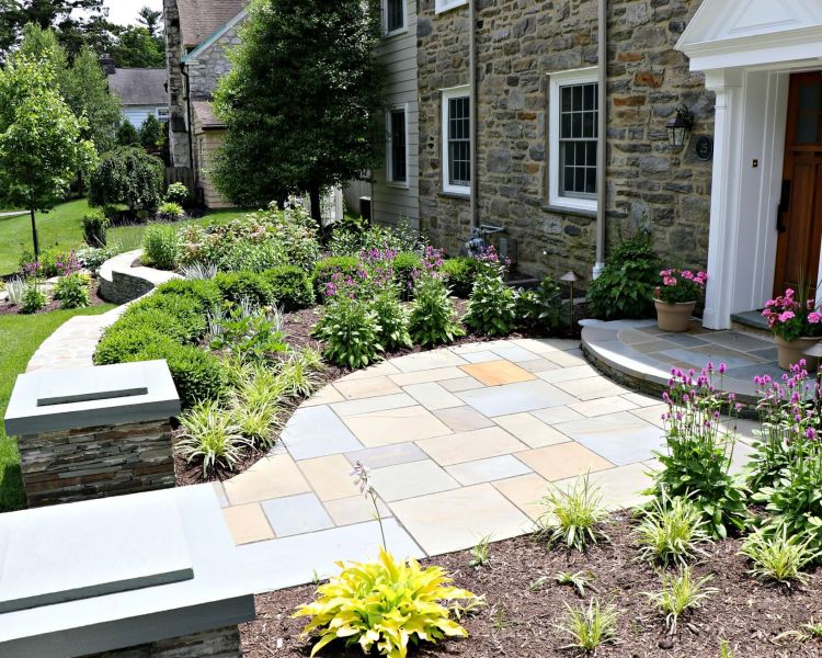 Patios Front Courtyard and Walkway Flagstone