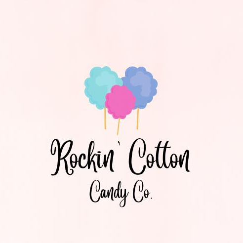 Rockin' Cotton Candy Co logo - see them at the Burkholder Holiday Market