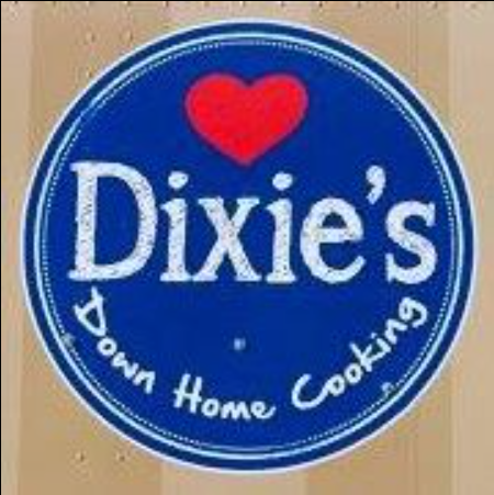 Dixie's Down Home Cooking logo - see them at the Burkholder Holiday Market
