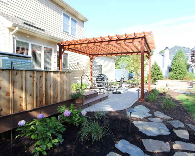 Patios Techo-bloc with Deck