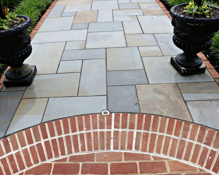 Walkways Bluestone Flagstone Cuts Detail