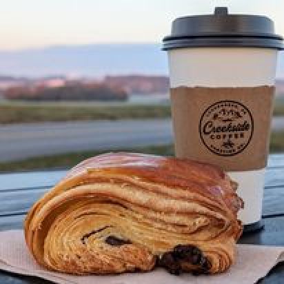 Coffee from Creekside Coffee - See them at the Burkholder Holiday Market