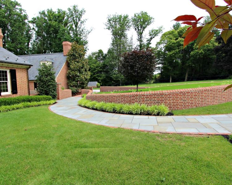 Walkway Flagstone and Brick 2