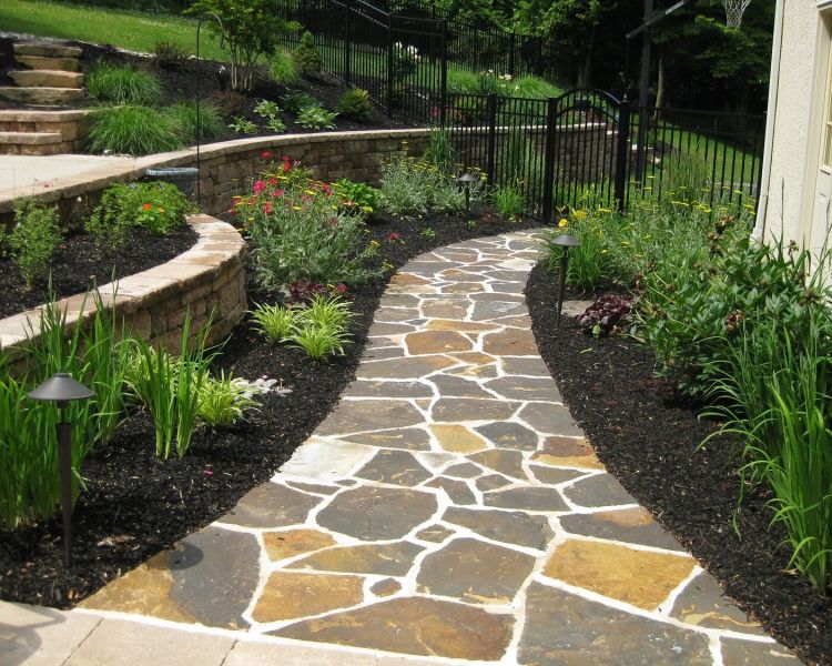 Natural Stone Wet-laid Walkway