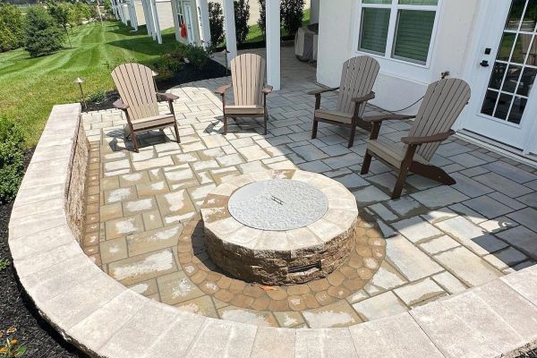 Techo-Bloc Patio project - Burkholder Landscape