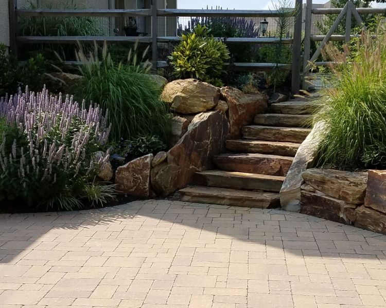 Steps: Natural Stone Slab Steps