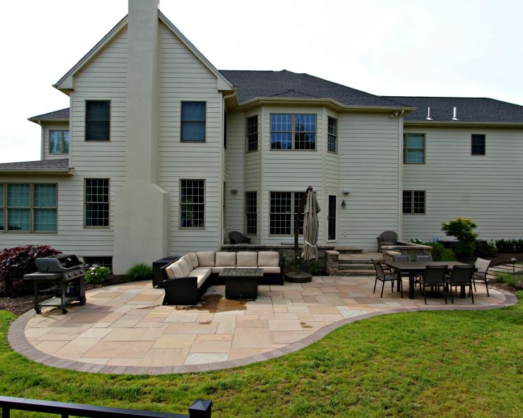 Patios Autumn Brown Flagstone Patio