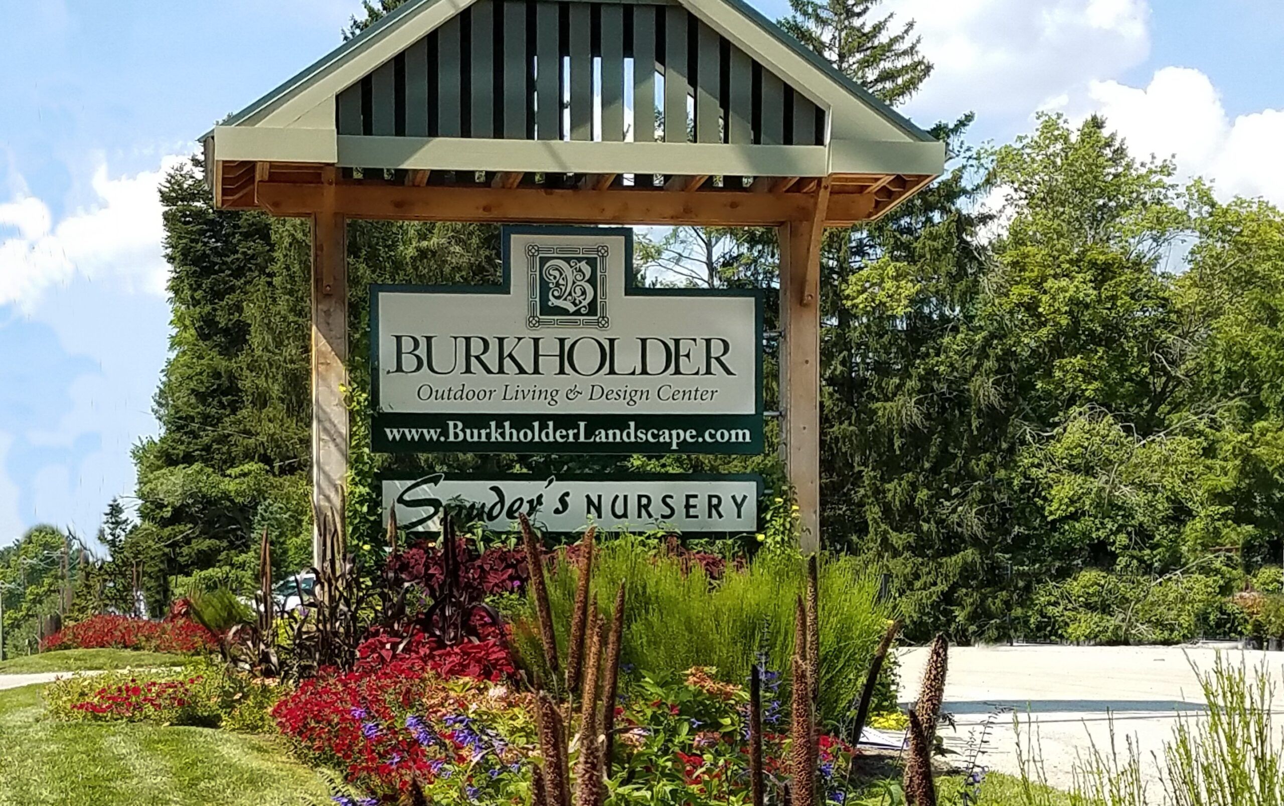 Burkholder Landscape Sign - Burkholder is one of the top full service Main Line Landscaping Companies