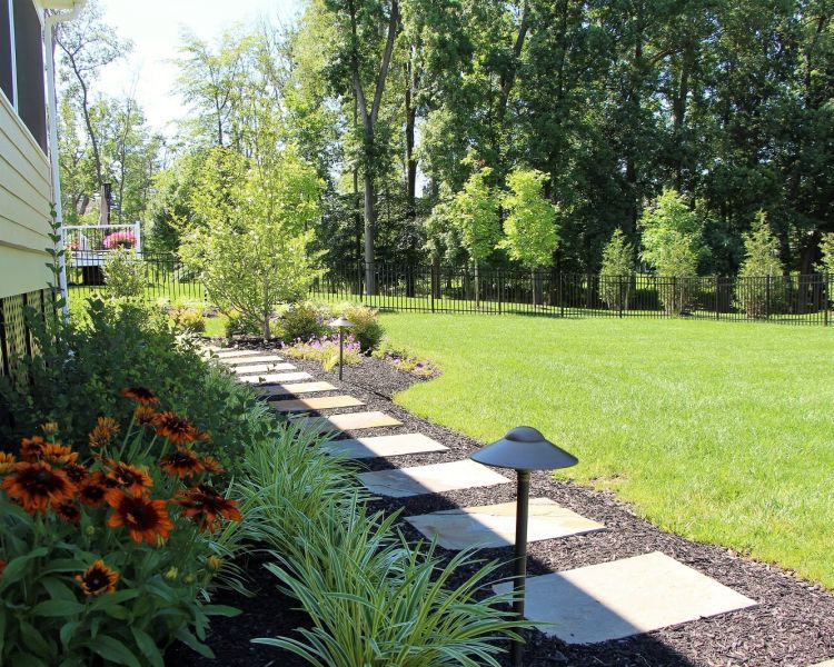 Landscape Lighting and Walkway | Lighting | Burkholder Landscape