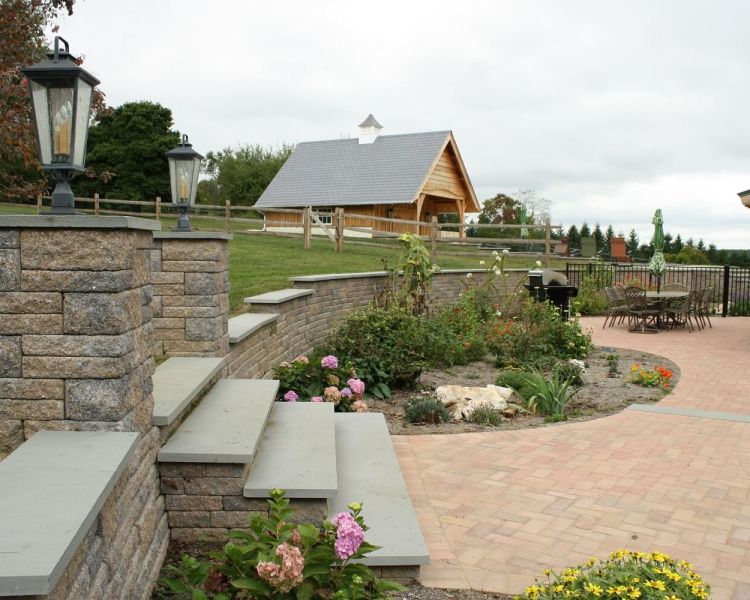 Clay Brick Walkway