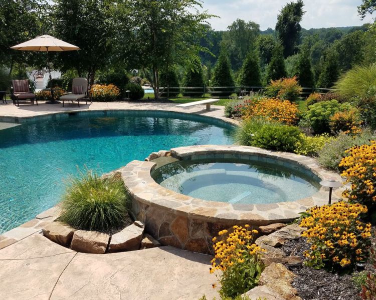 Landscaping pool