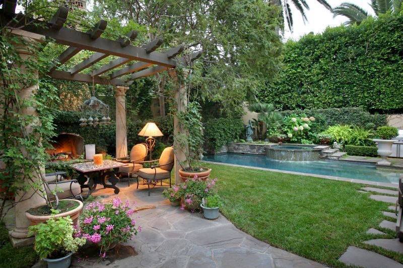 Lawn pergola and outdoor furniture | Spring Activities for Your Landscape | Burkholder Brothers