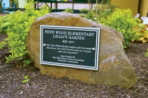 Penn Wood Elementary School Legacy Garden Dedication 5-17-18 - Dedication plaque