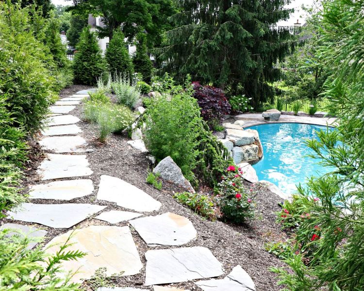 Landscaping Sitting Garden Irregular Flagstone